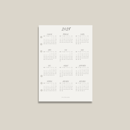 Årsoversigt 2027 – Vellum Dashboard