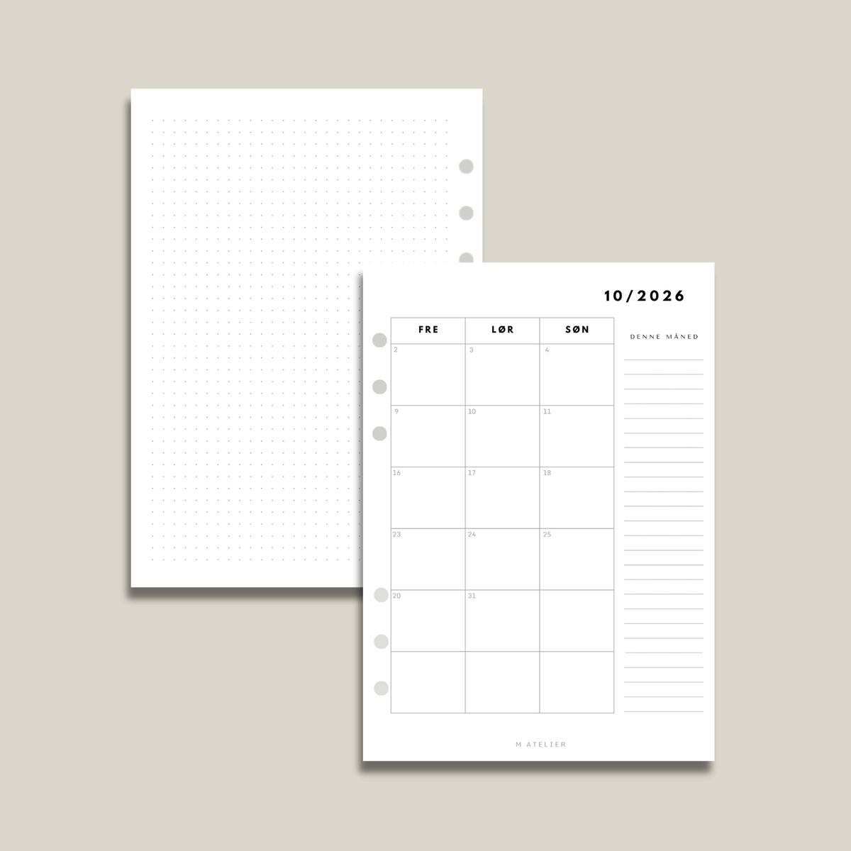 Månedlig – Grid – 2026 (Special Edition)